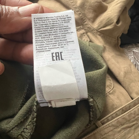 Converse OLIVE GREEN Belted Denim Women's Romper, Size Small NWT - Picture 9 of 9